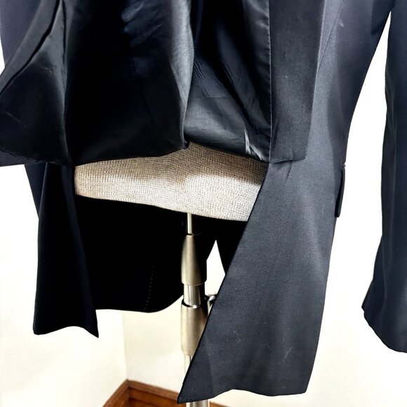 Stile Benetton Sport‎ Coat Blazer 50 EU/40-41 US Wool Blend Slim Fit Suit Jacket - Picture 10 of 14